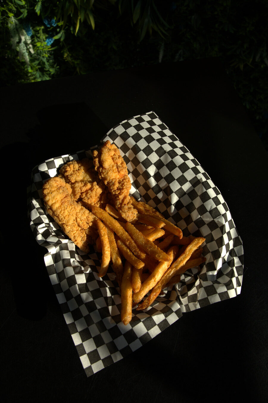 Basket of seasoned fries